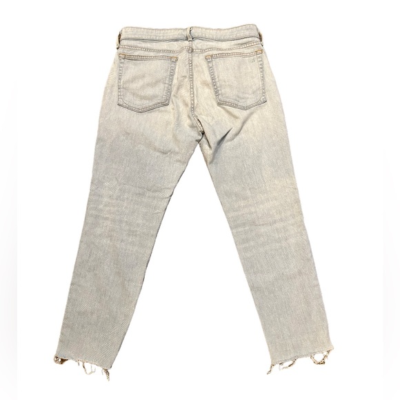 Rag and Bone Dre Low Rise Slim Boyfriend Distressed Jeans Edgewater Size 29 - Picture 9 of 14